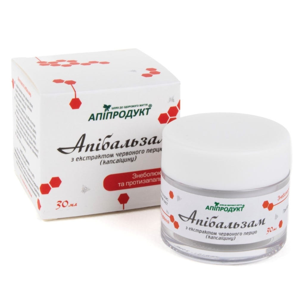 Апібальзам з екстрактом червоного перцю