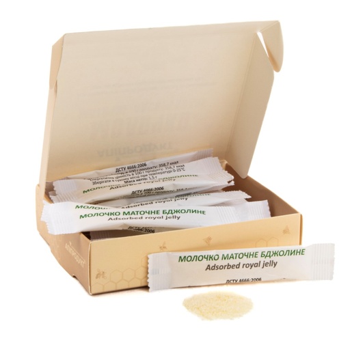 [0070] Бджолине маточне молочко адсорбоване